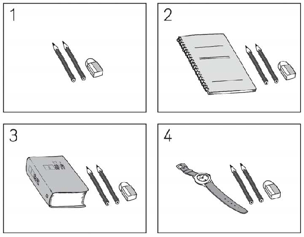 Original illustration for listening task 1, question 4